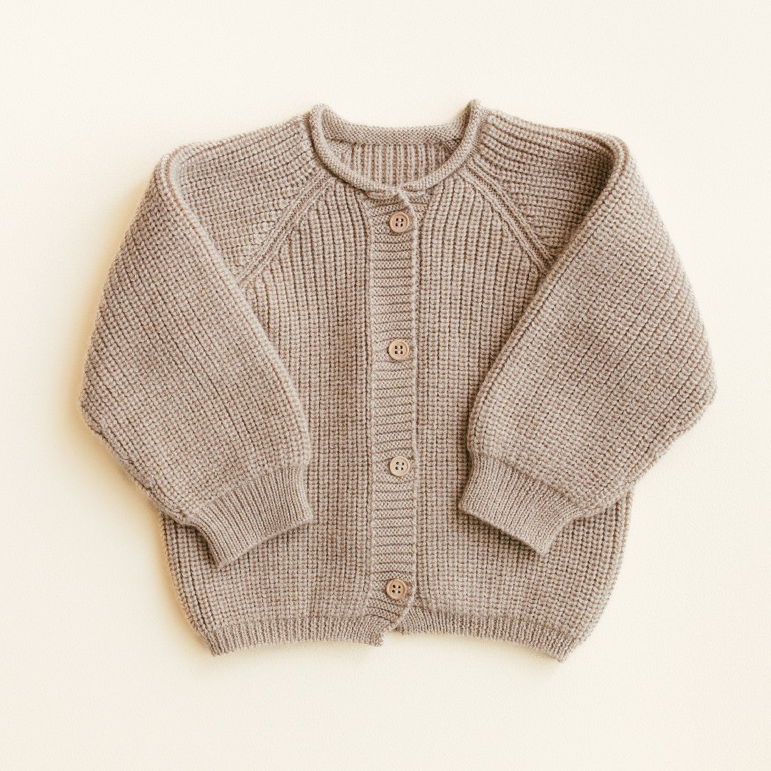 Hvid Cardigan Inga Sand