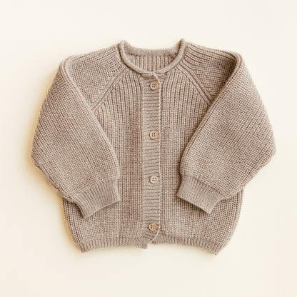 Hvid Cardigan Inga Sand