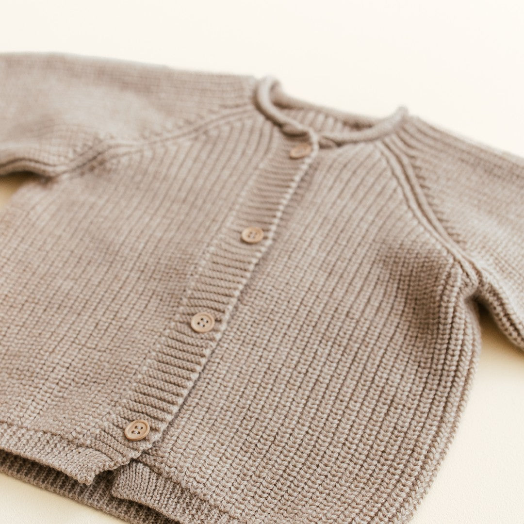 Hvid Cardigan Inga Sand