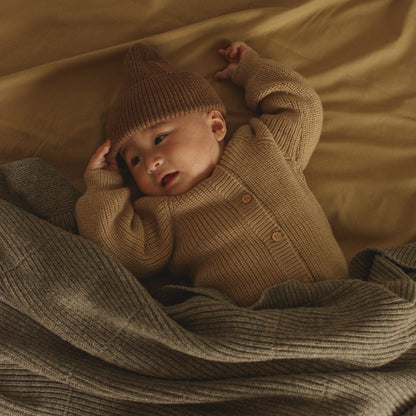 Hvid Cardigan Inga Sand