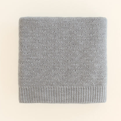 Hvid Deken Dora Grey Melange 70x95cm