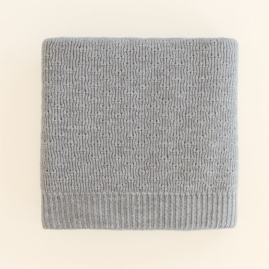 Hvid Deken Dora Grey Melange 70x95cm