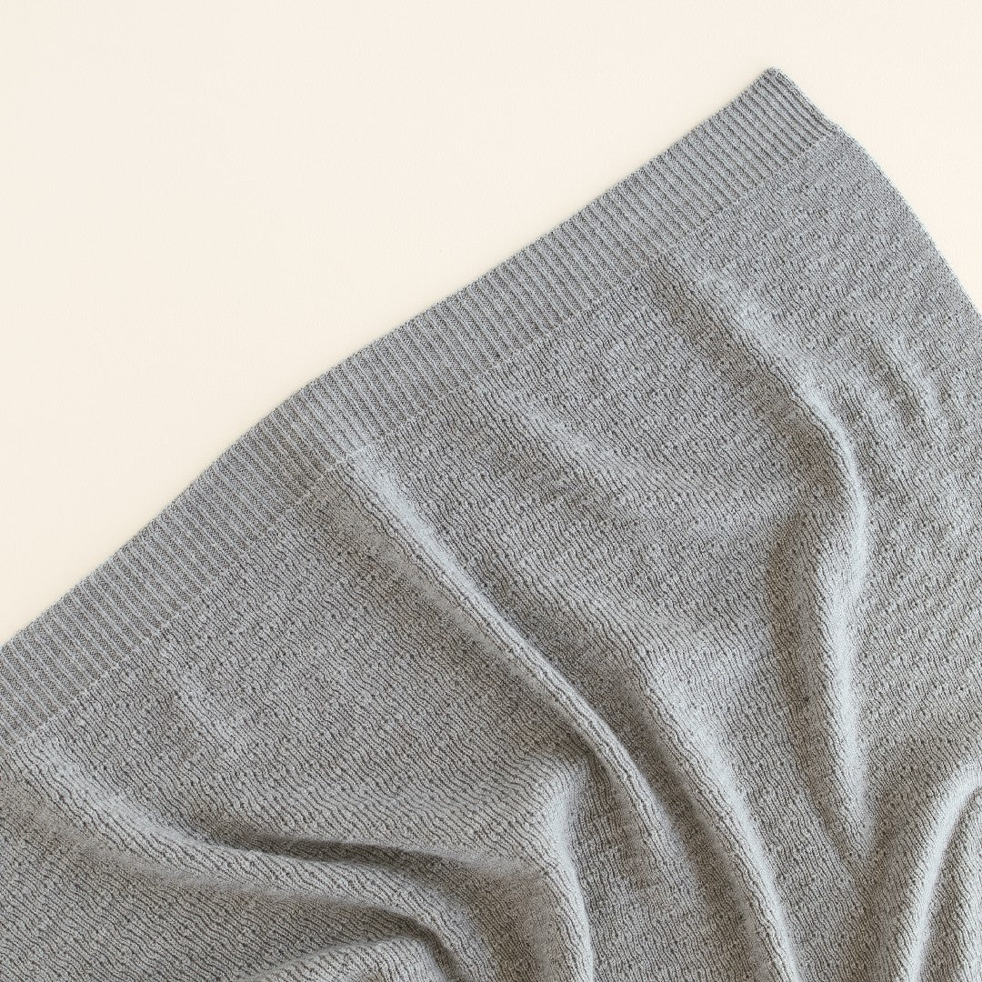 Hvid Deken Dora Grey Melange 70x95cm