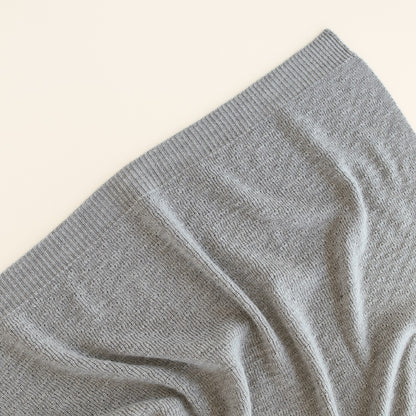 Hvid Deken Dora Grey Melange 70x95cm