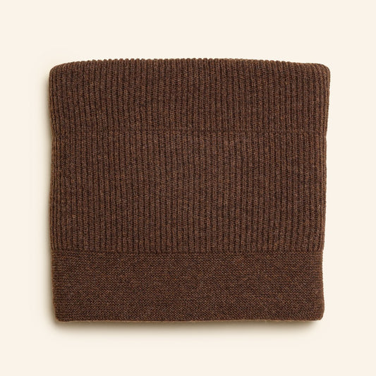 Hvid Deken Gaston Dark Brown 100x140cm