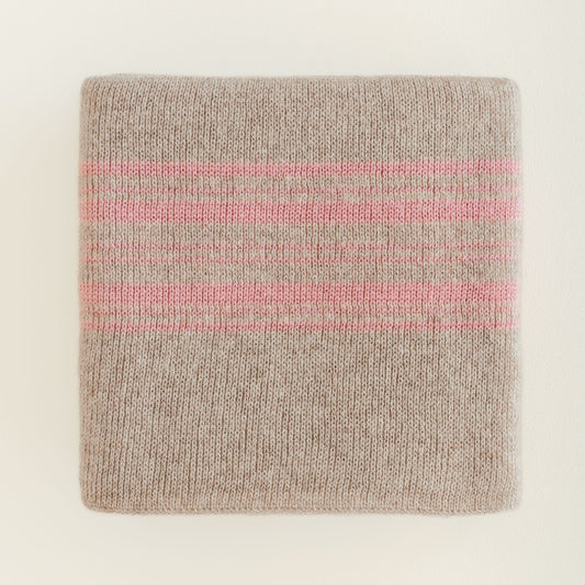 Hvid Deken Gilbert Sand Bubblegum 70x95cm