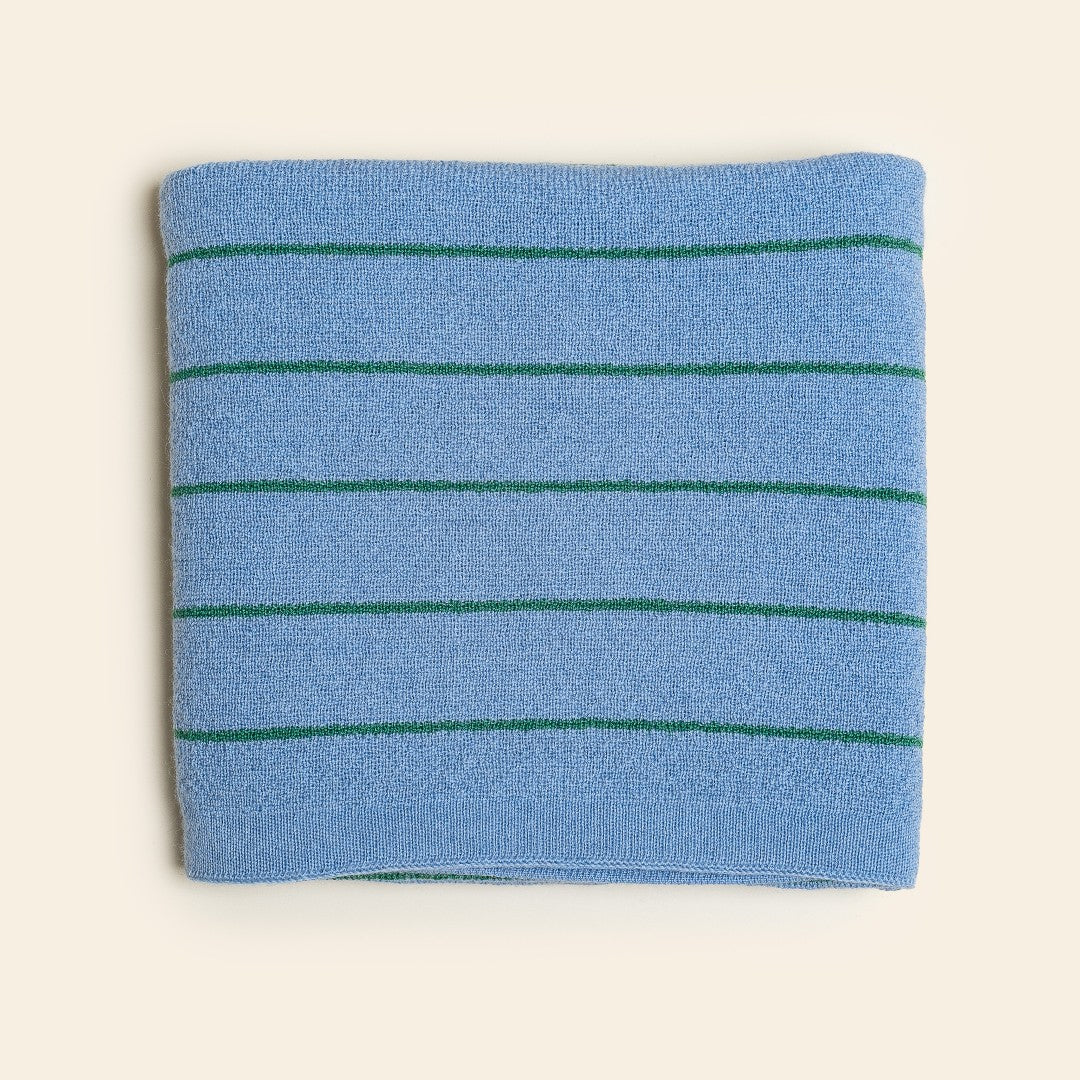 Hvid Deken Harry Light Blue Grass 70x95cm