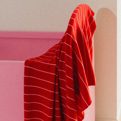 Hvid Deken Harry Red Cotton Candy 70x95cm