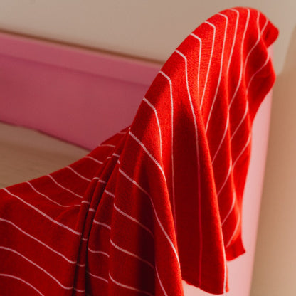 Hvid Deken Harry Red Cotton Candy 70x95cm