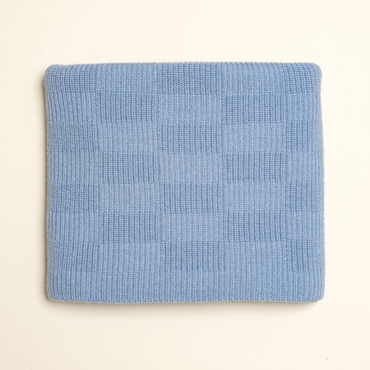 Hvid Deken Ivy Light Blue 70x95cm