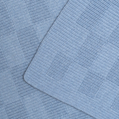 Hvid Deken Ivy Light Blue 70x95cm