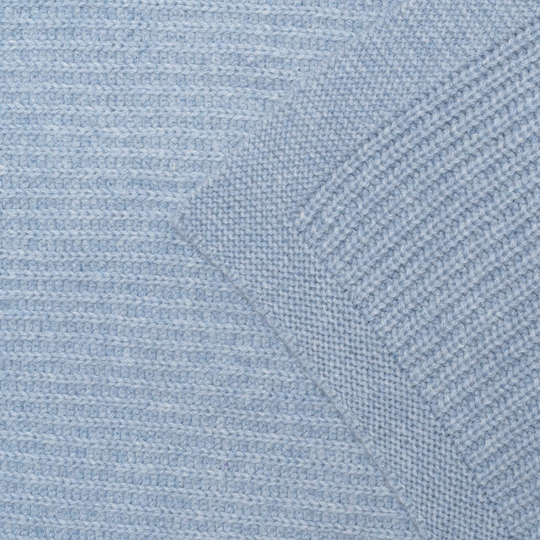 Hvid Deken Kiki Frost Blue