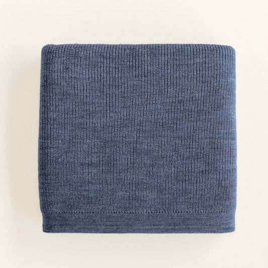 Hvid Deken Felix Denim 70x95cm