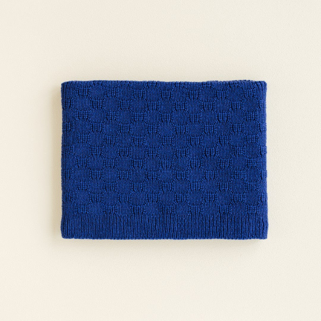 Hvid Tube Sjaal Gigi Cobalt Blue