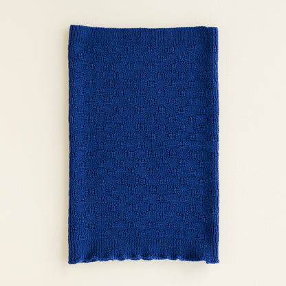 Hvid Tube Sjaal Gigi Cobalt Blue