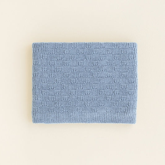 Hvid Tube Sjaal Gigi Light Blue
