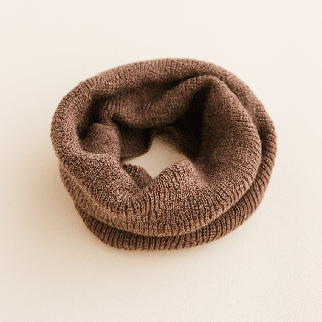 Hvid Tube Sjaal Gigi Mocha