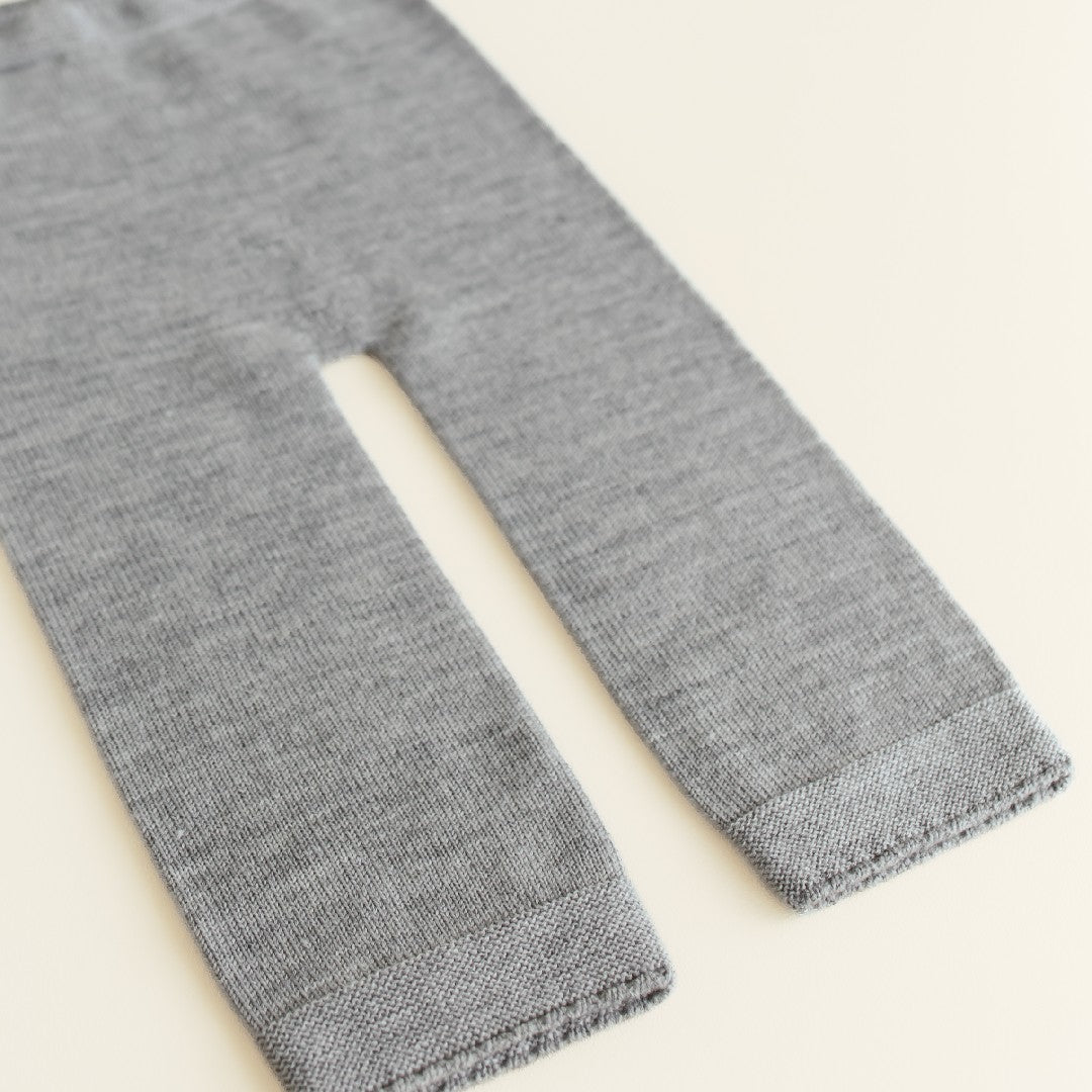 Hvid Pants Guido Grey Melange