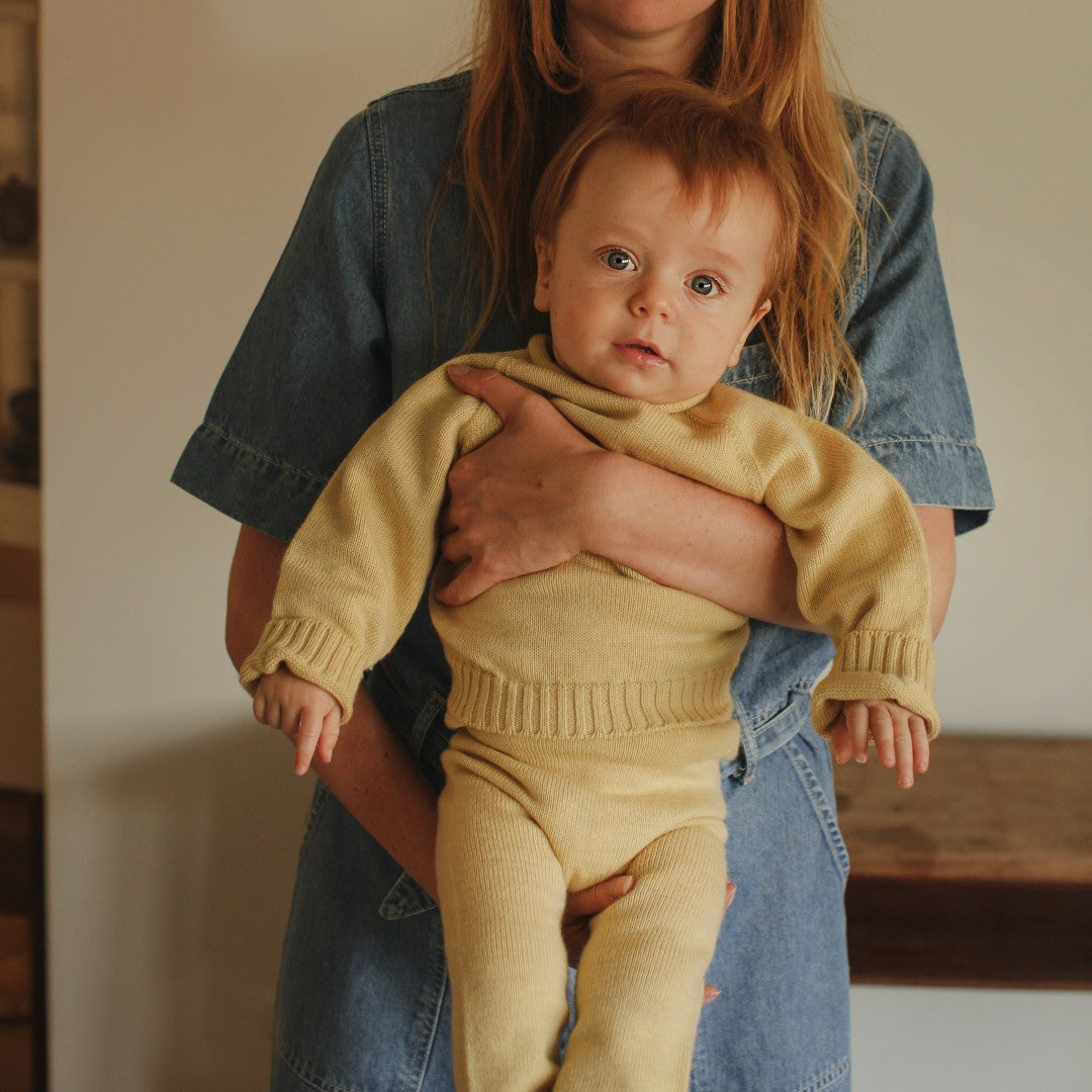 Hvid Pants Guido Light Yellow