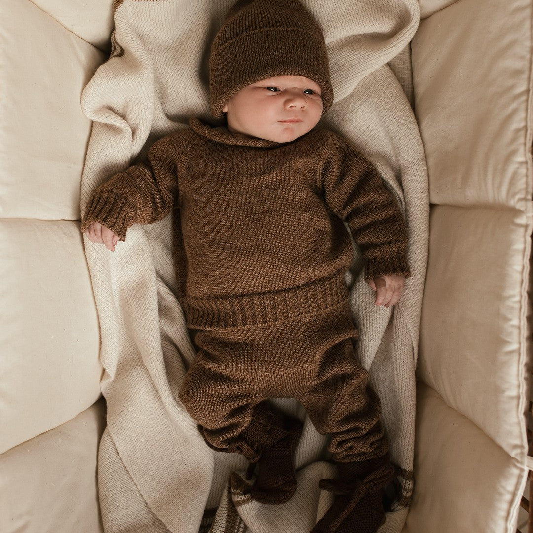 Hvid Pants Guido Mocha