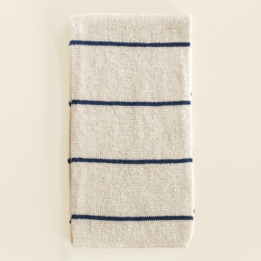 Hvid Sjaal Igor Cream Blue
