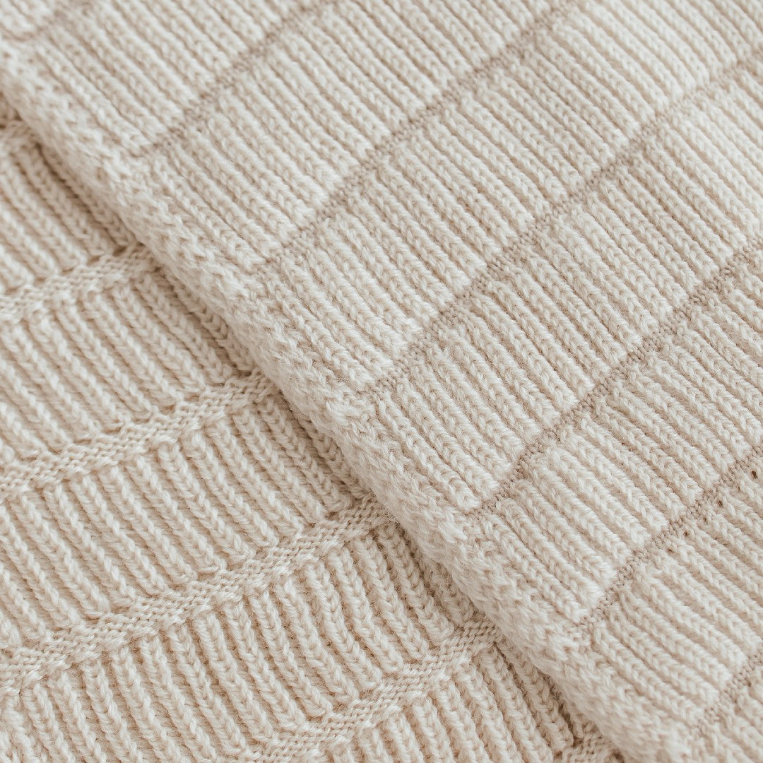 Hvid Sjaal Jacobino Cream