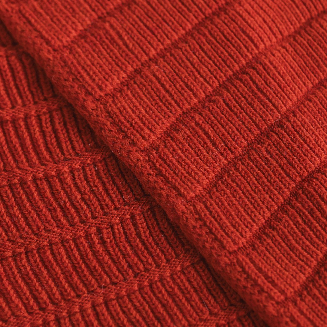 Hvid Sjaal Jacobino Red
