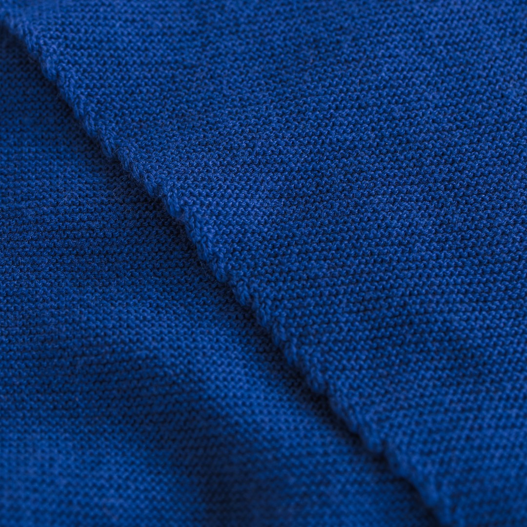 Hvid Sjaal Josephina Cobalt Blue