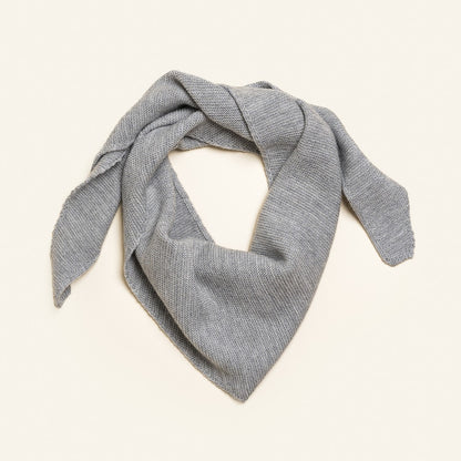 Hvid Sjaal Josephina Grey Melange