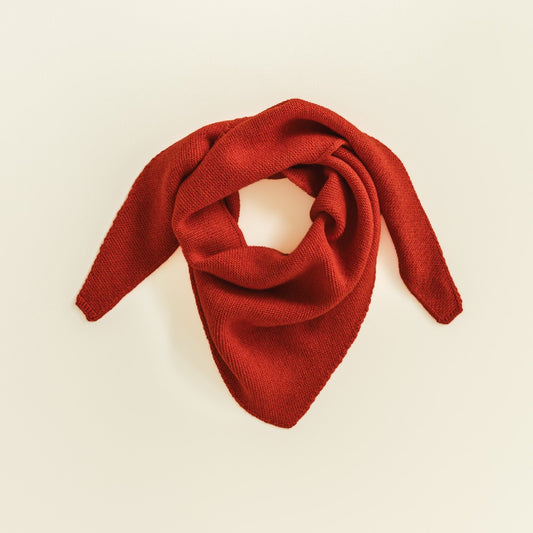 Hvid Sjaal Josephina Red