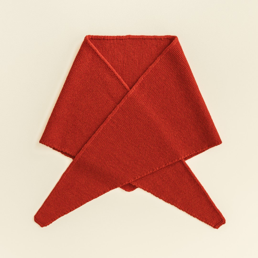 Hvid Sjaal Josephina Red