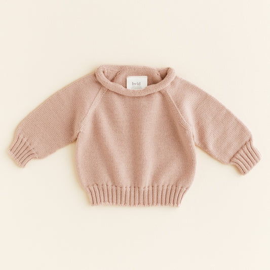 Hvid Sweater Georgette Apricot
