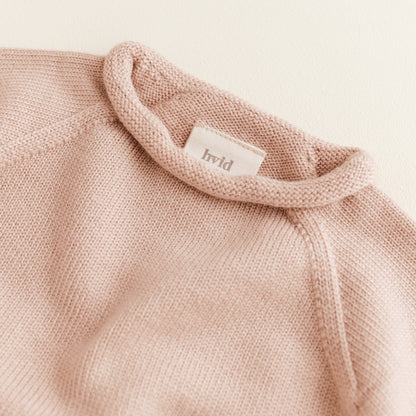 Hvid Sweater Georgette Apricot