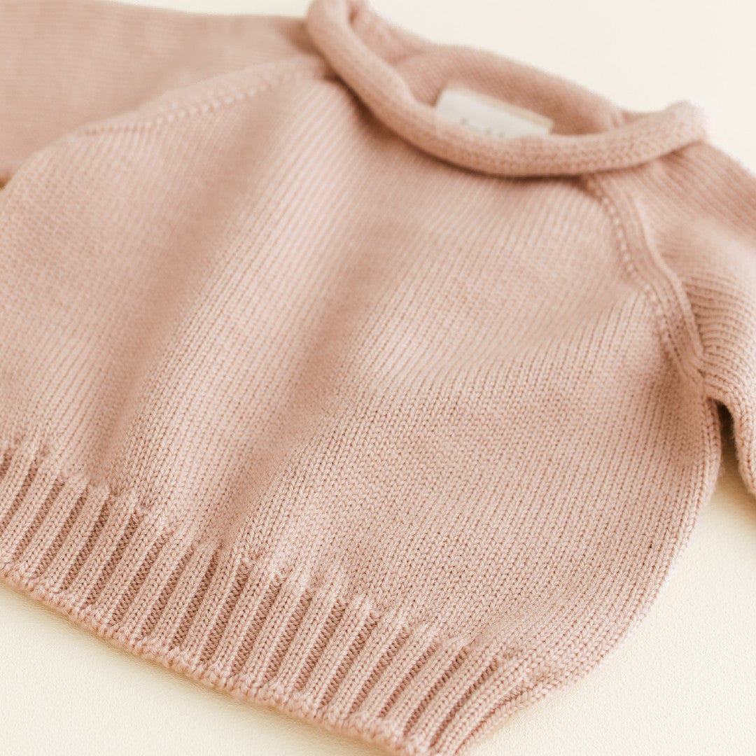 Hvid Sweater Georgette Apricot