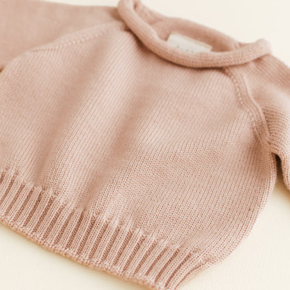 Hvid Sweater Georgette Apricot