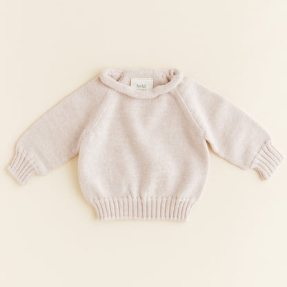 Hvid Sweater Georgette Cream
