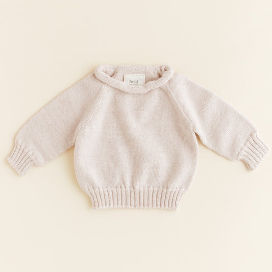 Hvid Sweater Georgette Cream