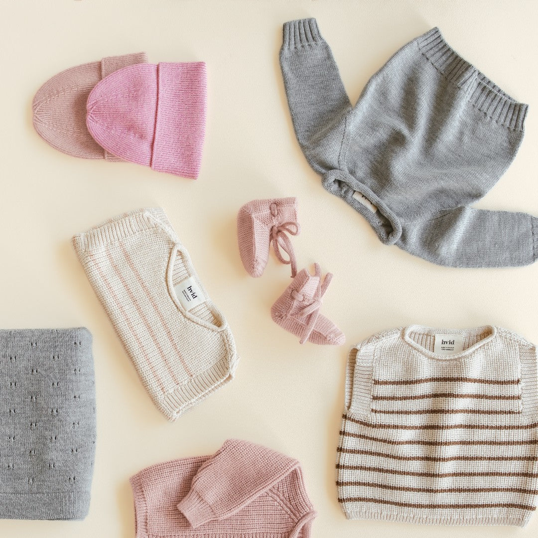 Hvid Sweater Georgette Grey Melange