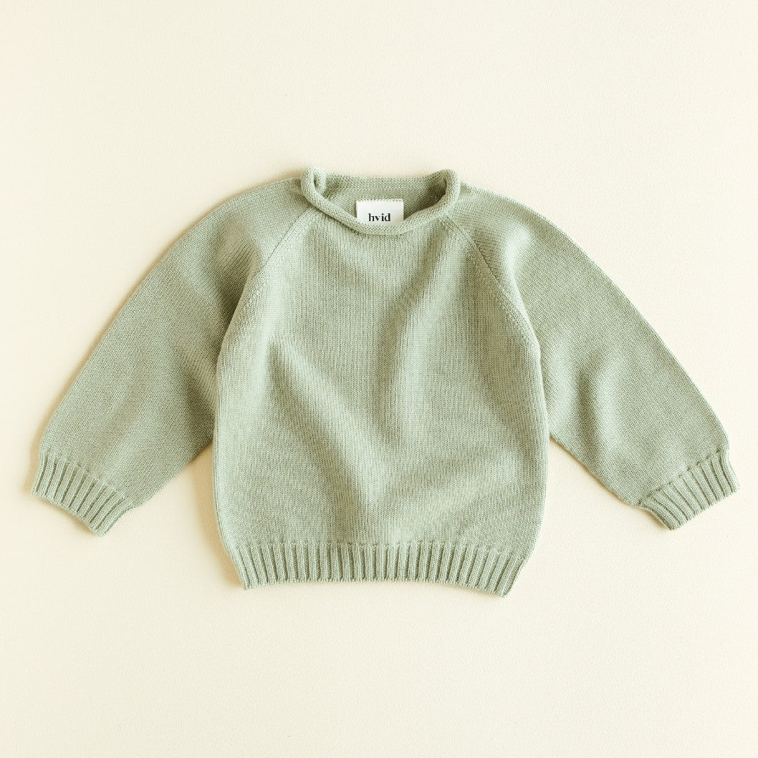 Hvid Sweater Georgette Mint