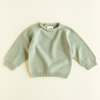 Hvid Sweater Georgette Mint