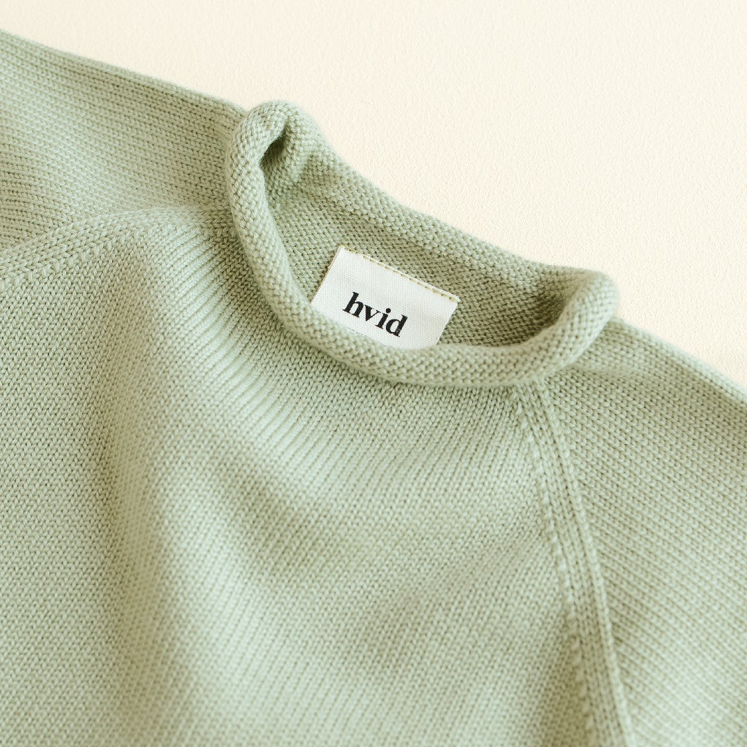 Hvid Sweater Georgette Mint