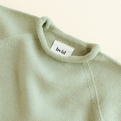 Hvid Sweater Georgette Mint