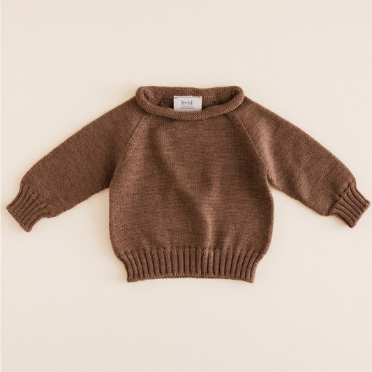 Hvid Sweater Georgette Mocha