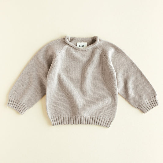 Hvid Sweater Georgette Pebble