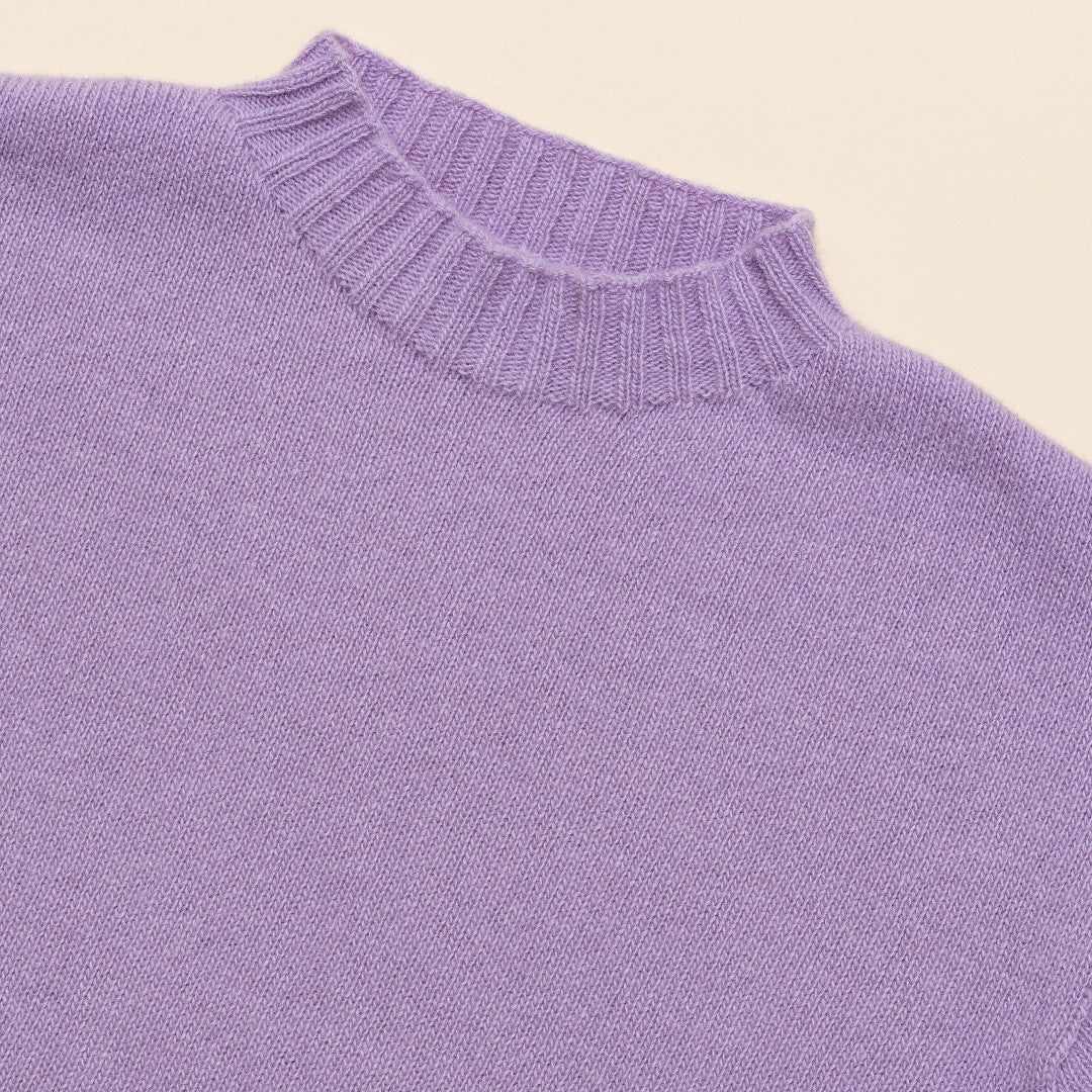 Hvid Sweater Kasper Petal