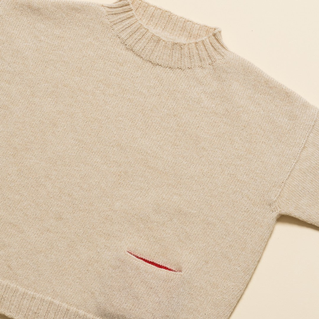 Hvid Sweater Kasper Seashell