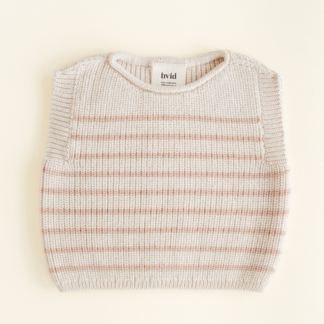 Hvid Vest Harvey Cream Apricot