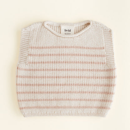 Hvid Vest Harvey Cream Apricot