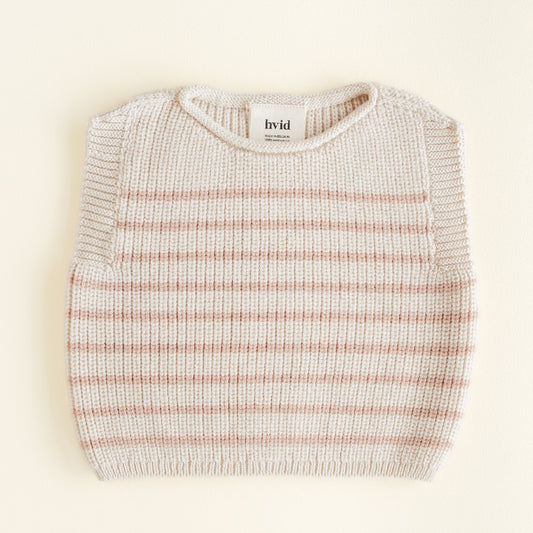 Hvid Vest Harvey Cream Apricot