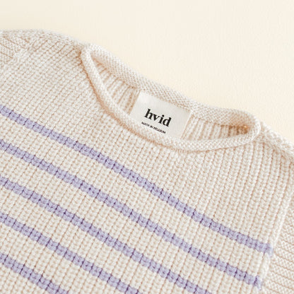 Hvid Vest Harvey Cream Lilac